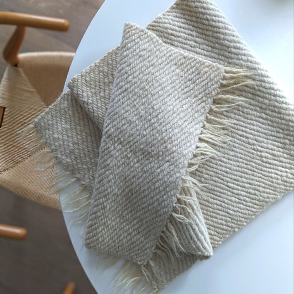 Hand Loomed Wool Throw - Picture 2 of 5
